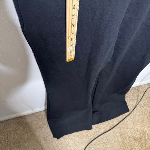 Spanx Ponte Perfect Sleeveless Jumpsuit Black 2X Tall Wide Leg Workwear Office - Picture 10 of 15